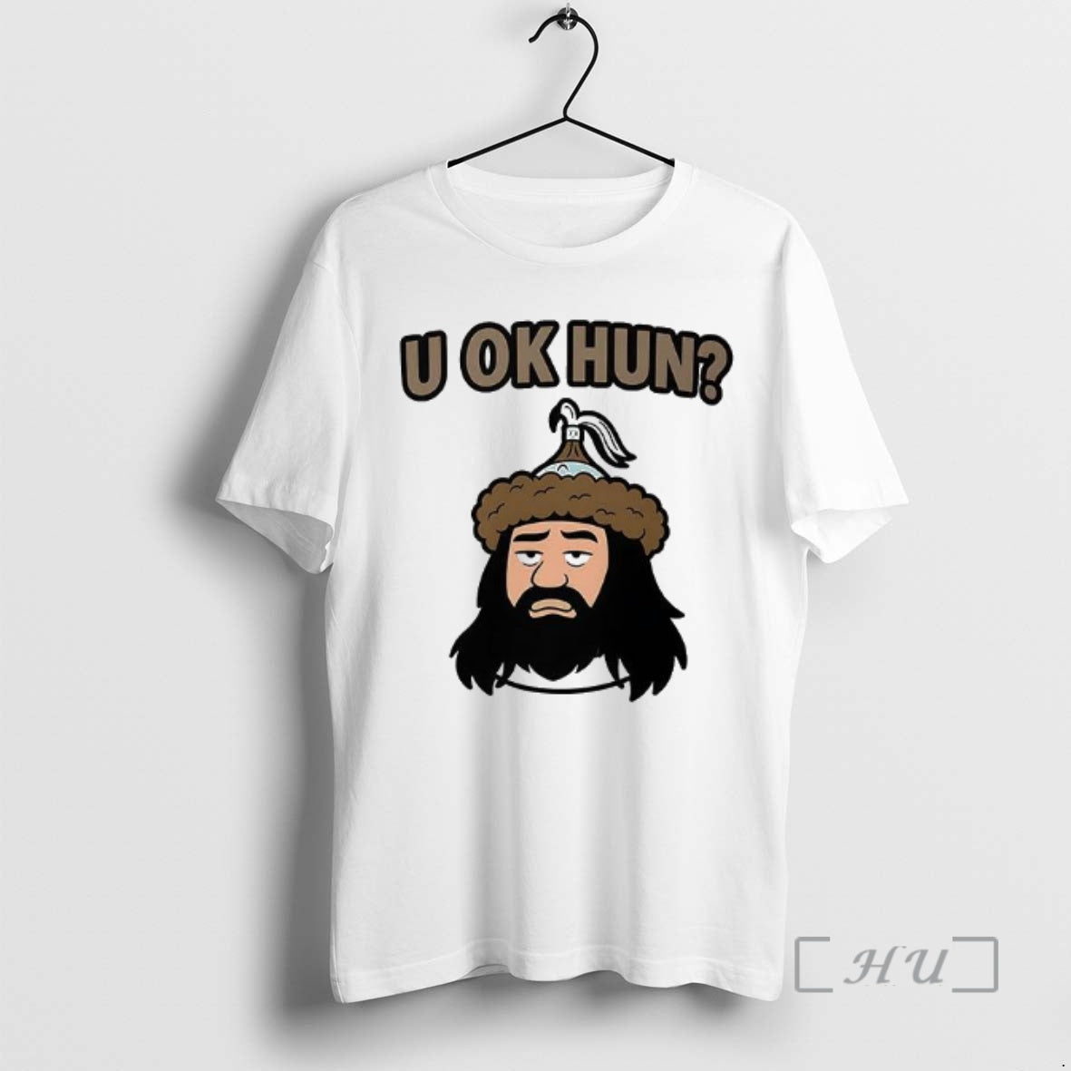 U Ok Hun Attila The Hun Face Cartoon Woman