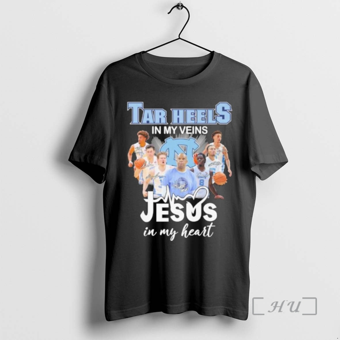Officials Unc Tar Heels Mens Basketball In My Veins Jesus In My Heart Premium T-Shirts, Hoodie, Sweatshirt