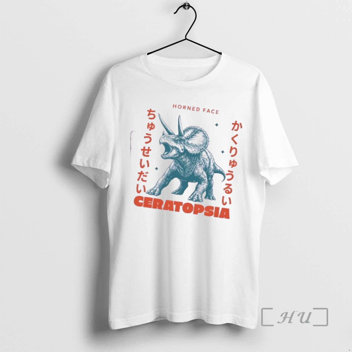 Officials Vintage Japanese Ceratopsia Horned Face T-Shirts, Hoodie, Sweatshirt | AU18TeeNovaLab.com