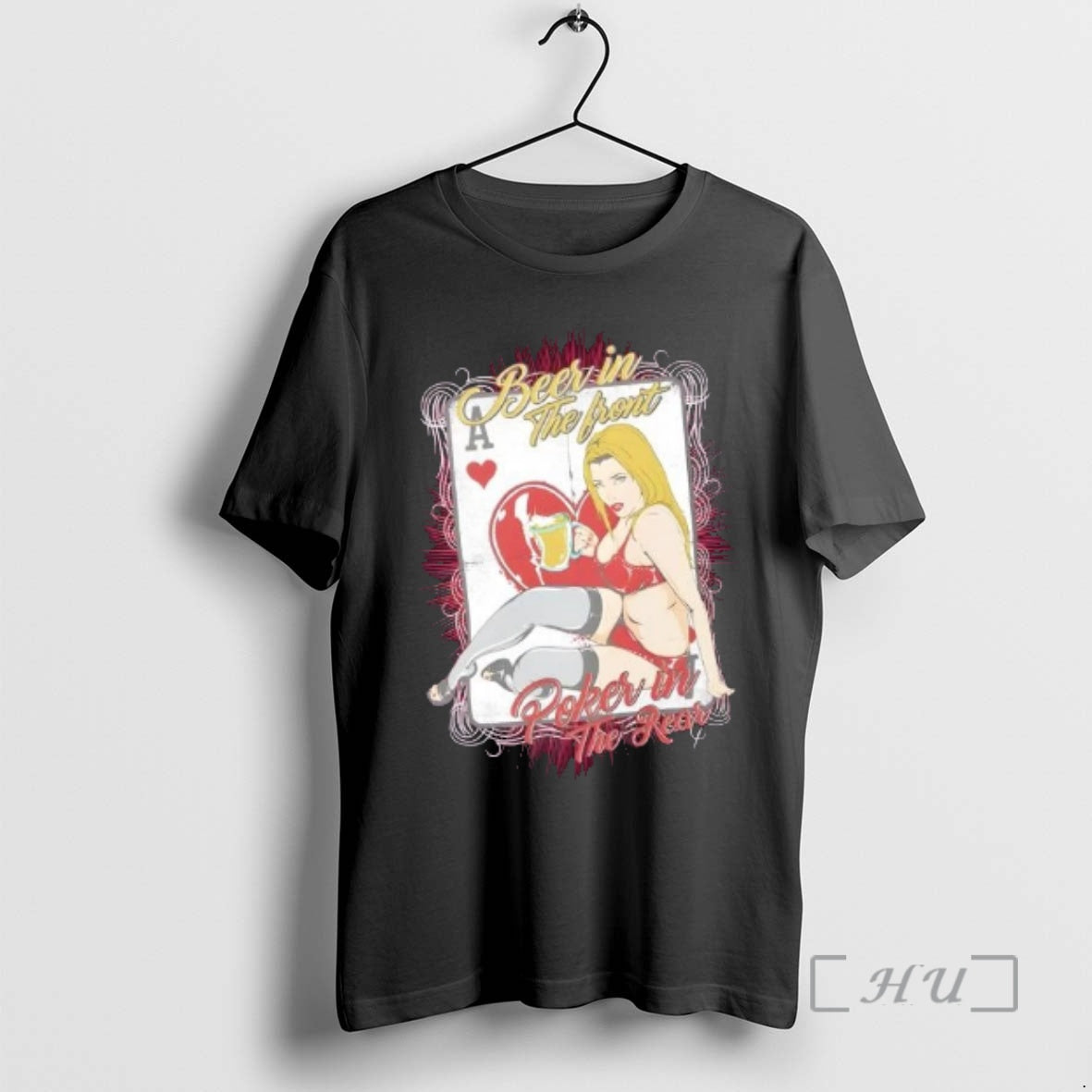 Officials Vintage Poker Pin Up Ace Of Hearts Art T-Shirts, Hoodie, Sweatshirt | AU18TeeNovaLab.com
