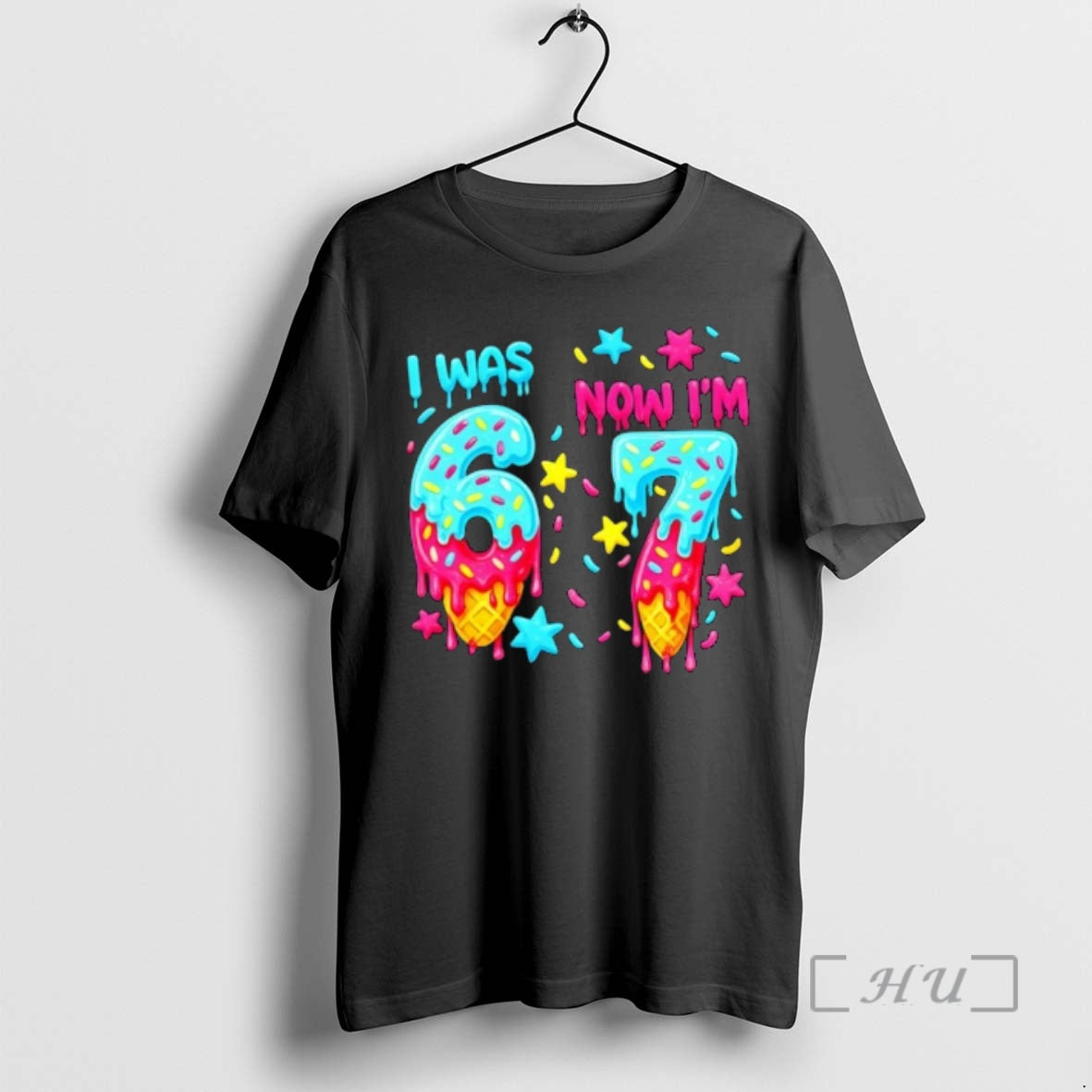 Officials Was 6 Now Im 7th Birthday Ice Cream Drip 6 7 Meme Premium T-Shirts, Hoodie, Sweatshirt | AU18TeeNovaLab.com
