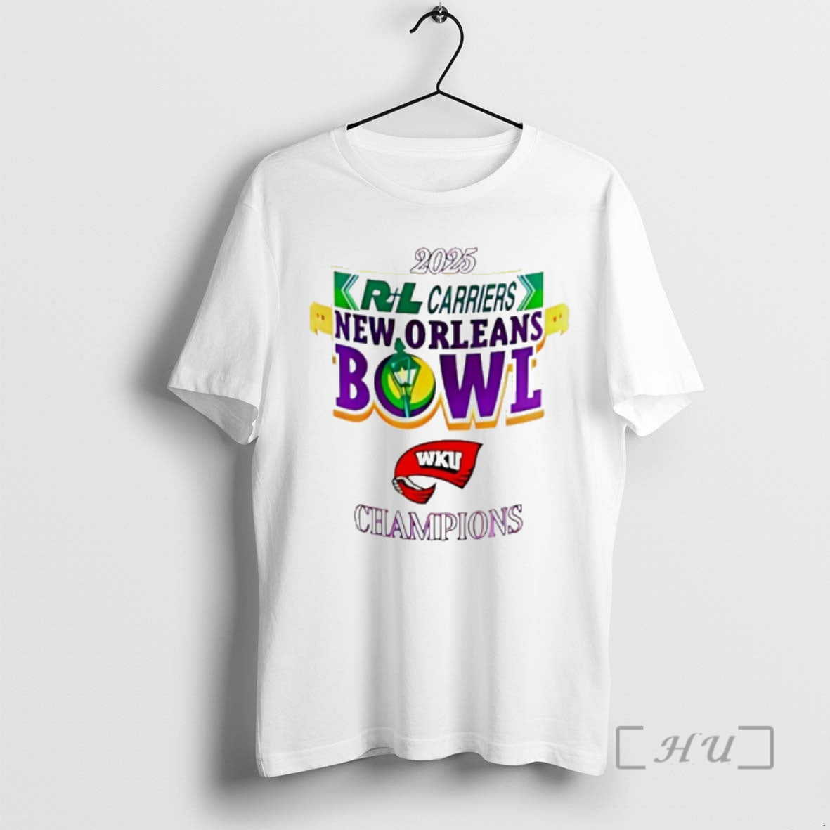 Officials Western Kentucky 2025 New Orleans Bowl Champions Logo T-Shirts, Hoodie, Sweatshirt | AU18TeeNovaLab.com