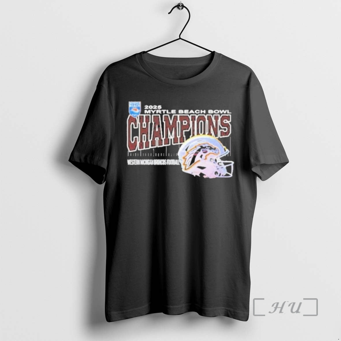 Officials Western Michigan Broncos 2025 Myrtle Beach Bowl Champions Helmet T-Shirts, Hoodie, Sweatshirt | AU18TeeNovaLab.com