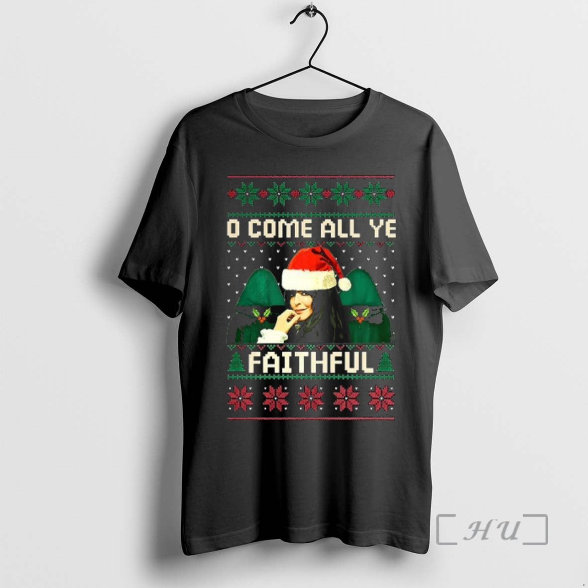 Officials Winkleman Santa Hat And Cloak The Traitors Claudia Oh Come All Ye Faithful Ugly T-Shirts, Hoodie, Sweatshirt