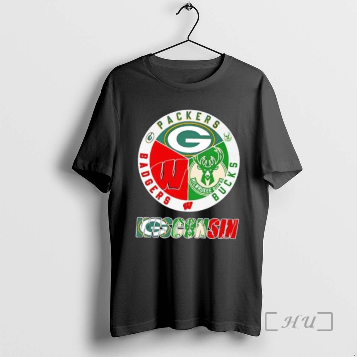 Officials Wisconsin City Sports Green Bay Packers Milwaukee Bucks X Wisconsin Badgers Logo Premium T-Shirts, Hoodie,...