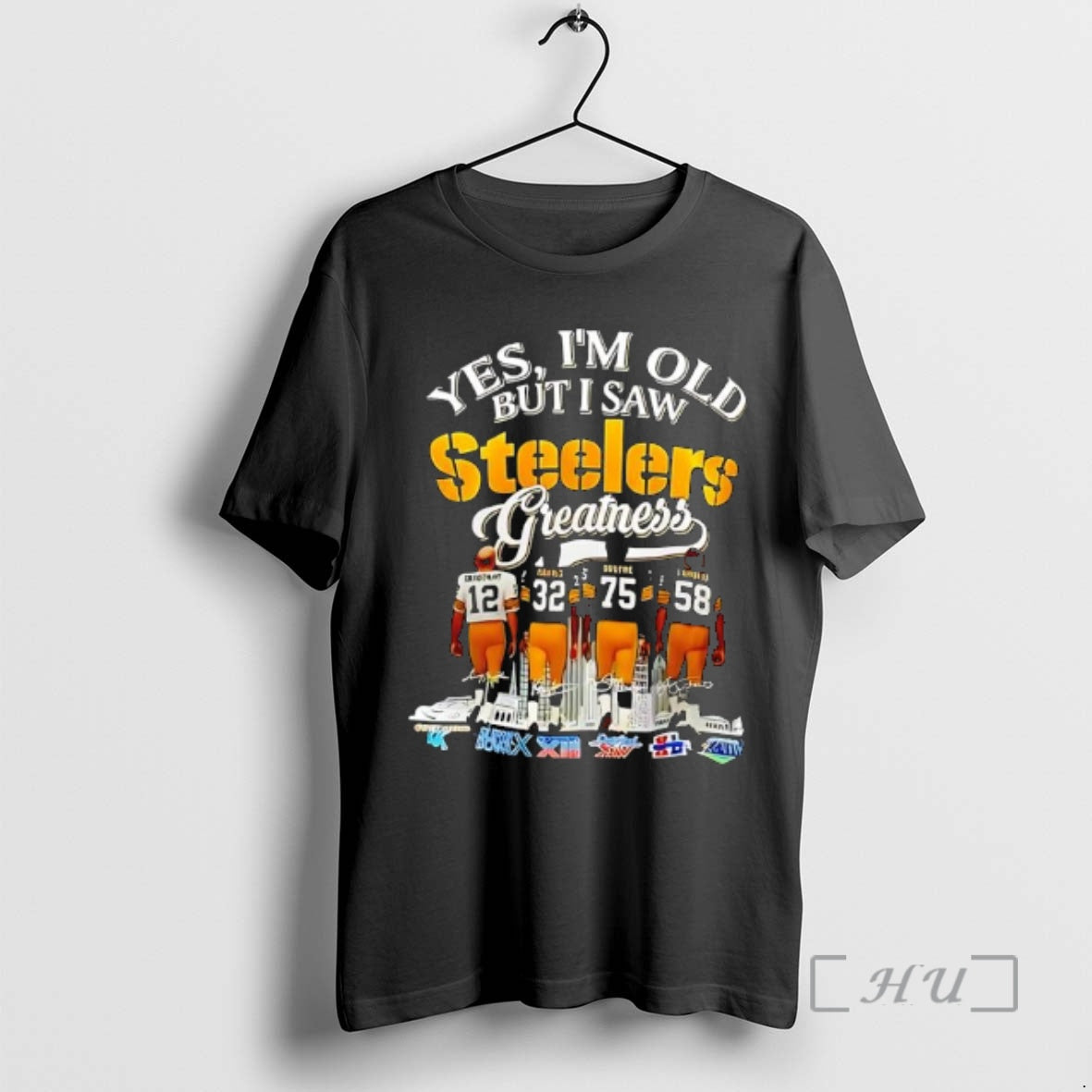 Officials Yes Im Old But I Saw Steelers Greatness Super Bow Graphic Premium T Shirts Hoodie, Sweatshirt | AU18TeeNovaLab.com