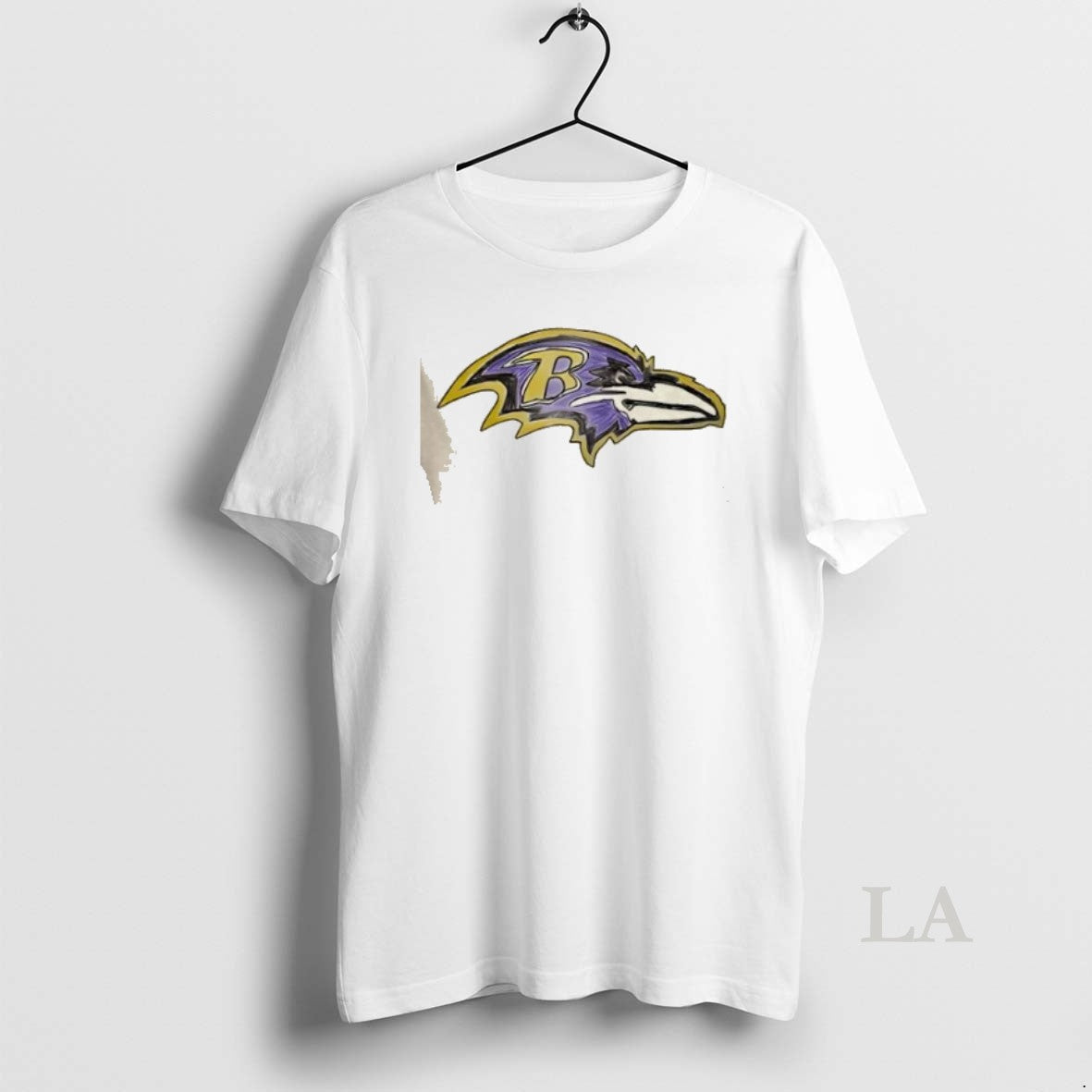 Original 2025 Baltimore Ravens Breast Cancer Awareness Logo 2 Sided