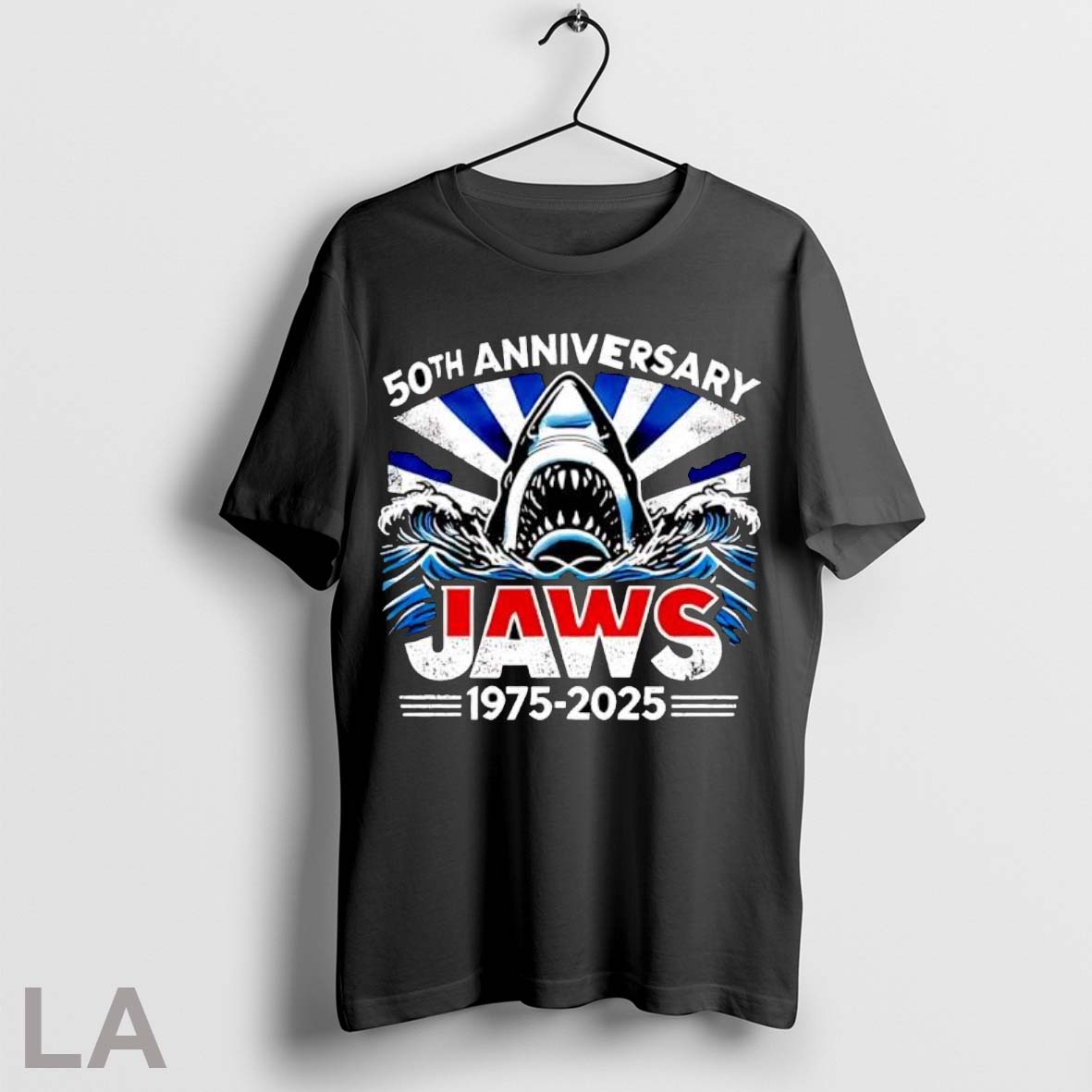 Original 50th Anniversary Jaws 1975 2025 Shark Movie