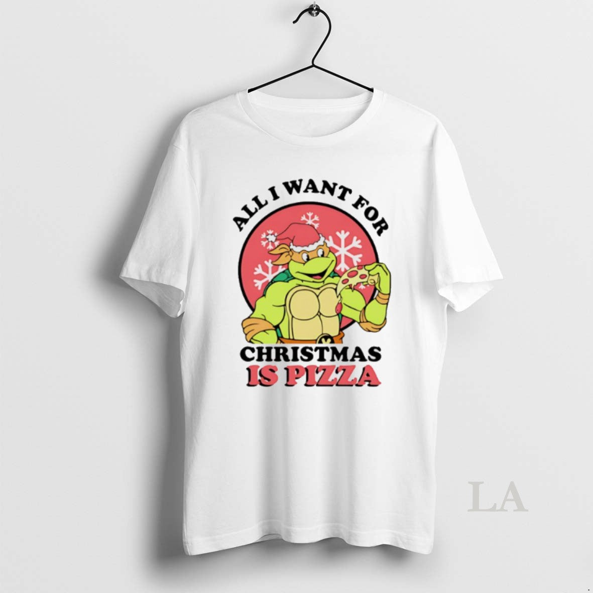 Original All I Want For Christmas Is Pizza Turtle T-Shirts, Hoodie, Sweatshirt | AU18TeeNovaLab.com