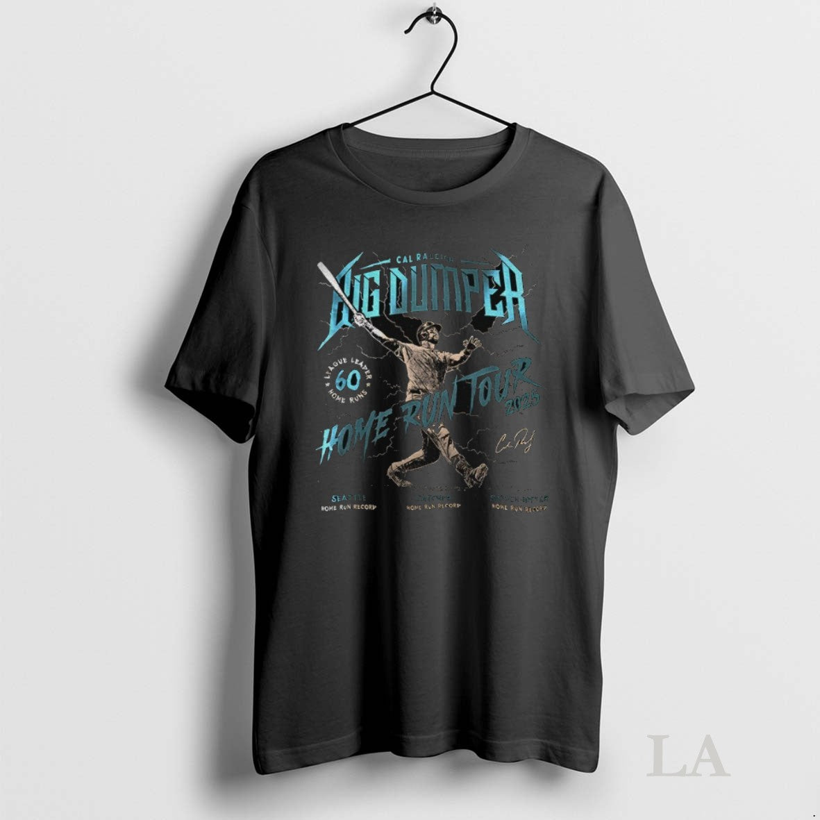 Original Cal Raleigh Seattle Mariners Home Run Tour 2025 City Mlb Baseball