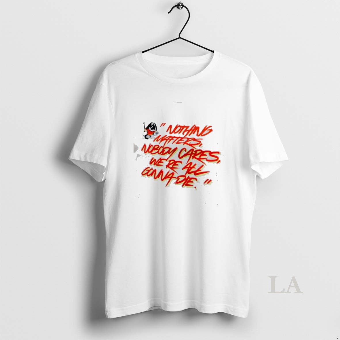 Original Calgary Flames Nothing Matters Nobody Cares Were All Gonna Die T-Shirts, Hoodie, Sweatshirt | AU18TeeNovaLab.com