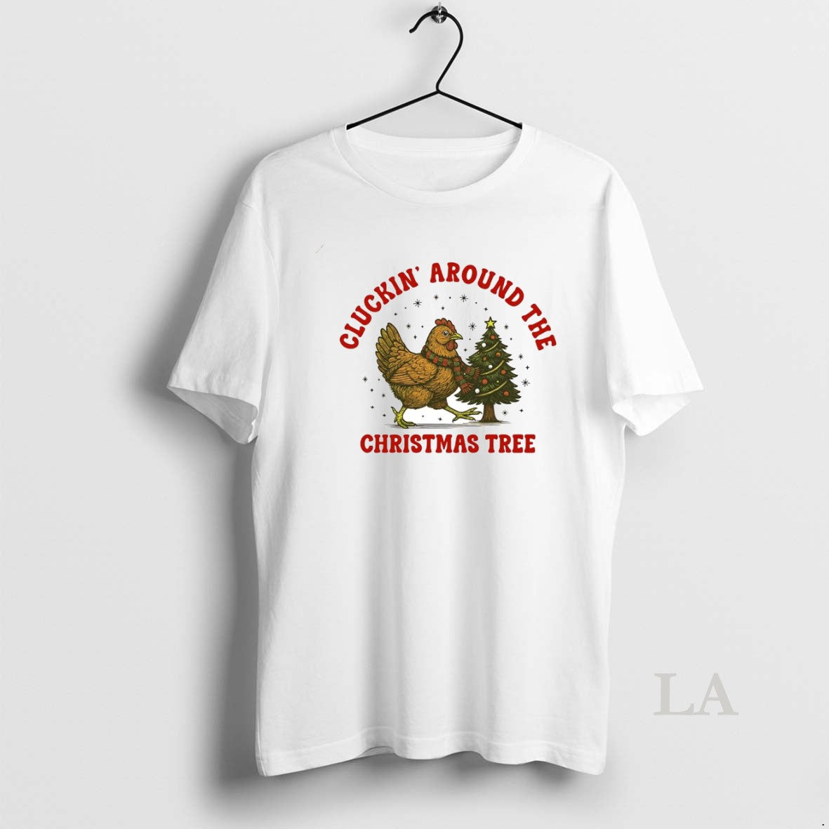 Original Chicken Cluckin Around The Christmas Tree T-Shirts, Hoodie, Sweatshirt | AU18TeeNovaLab.com