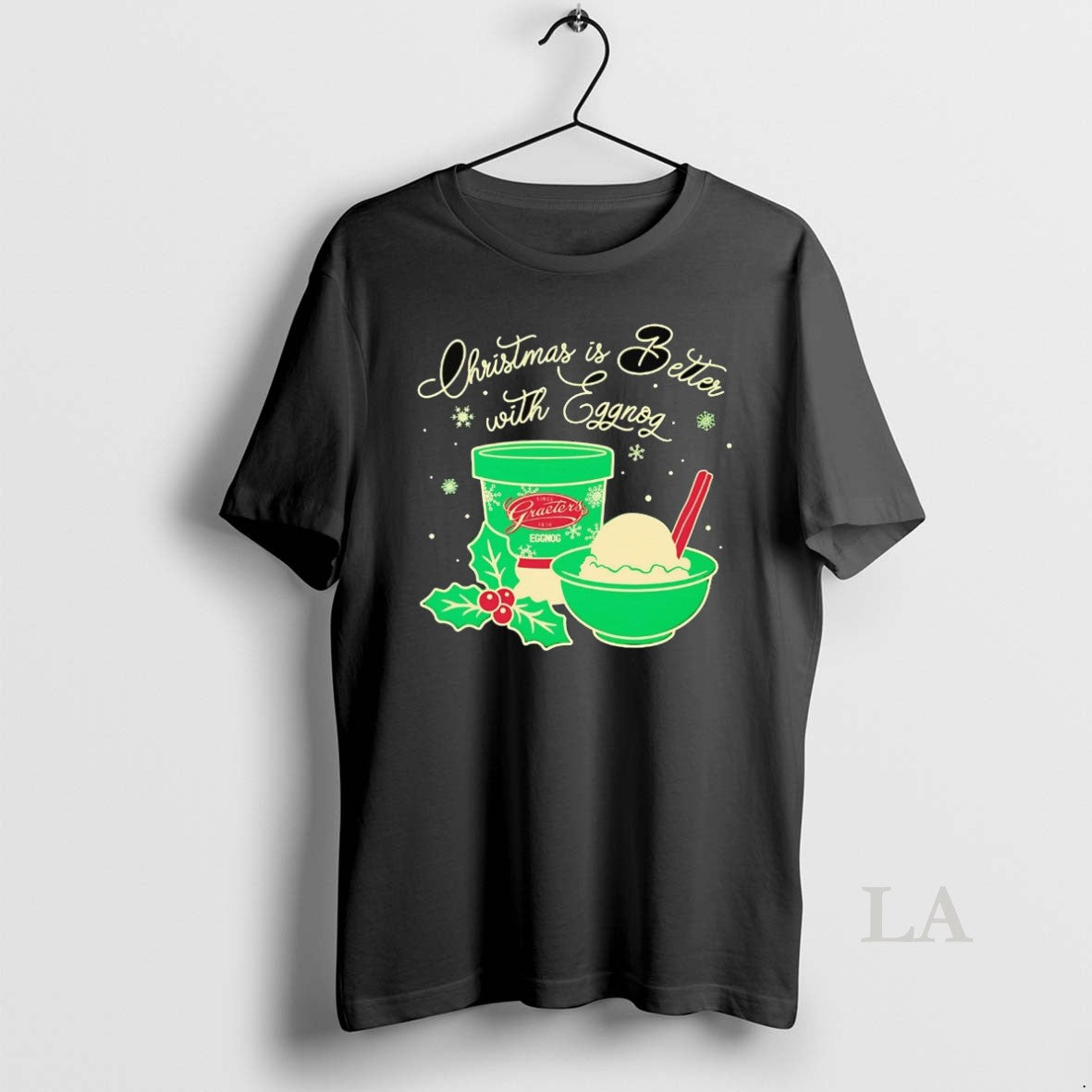 Original Christmas Is Better With Graeters Egg Nog T-Shirts, Hoodie, Sweatshirt | AU18TeeNovaLab.com