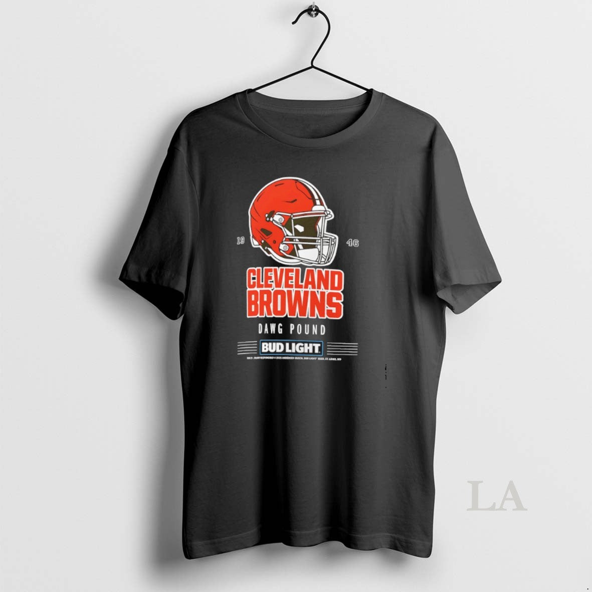 Original Cleveland Browns Bud Light 1946 Dawg Pound Football Helmet