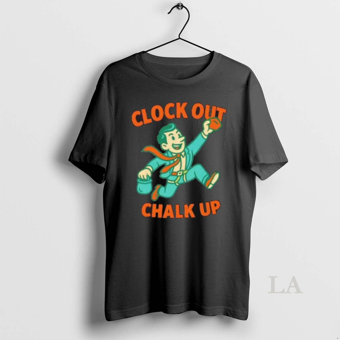 Original Clock Out Chalk Up Cartoon