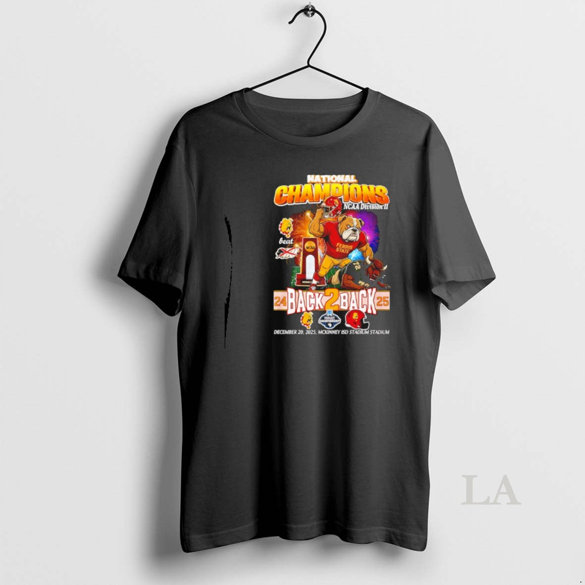 Original Ferris State Bulldogs Back 2 Back 24 25 National Champions Mascot T-Shirts, Hoodie, Sweatshirt | AU18TeeNovaLab.com