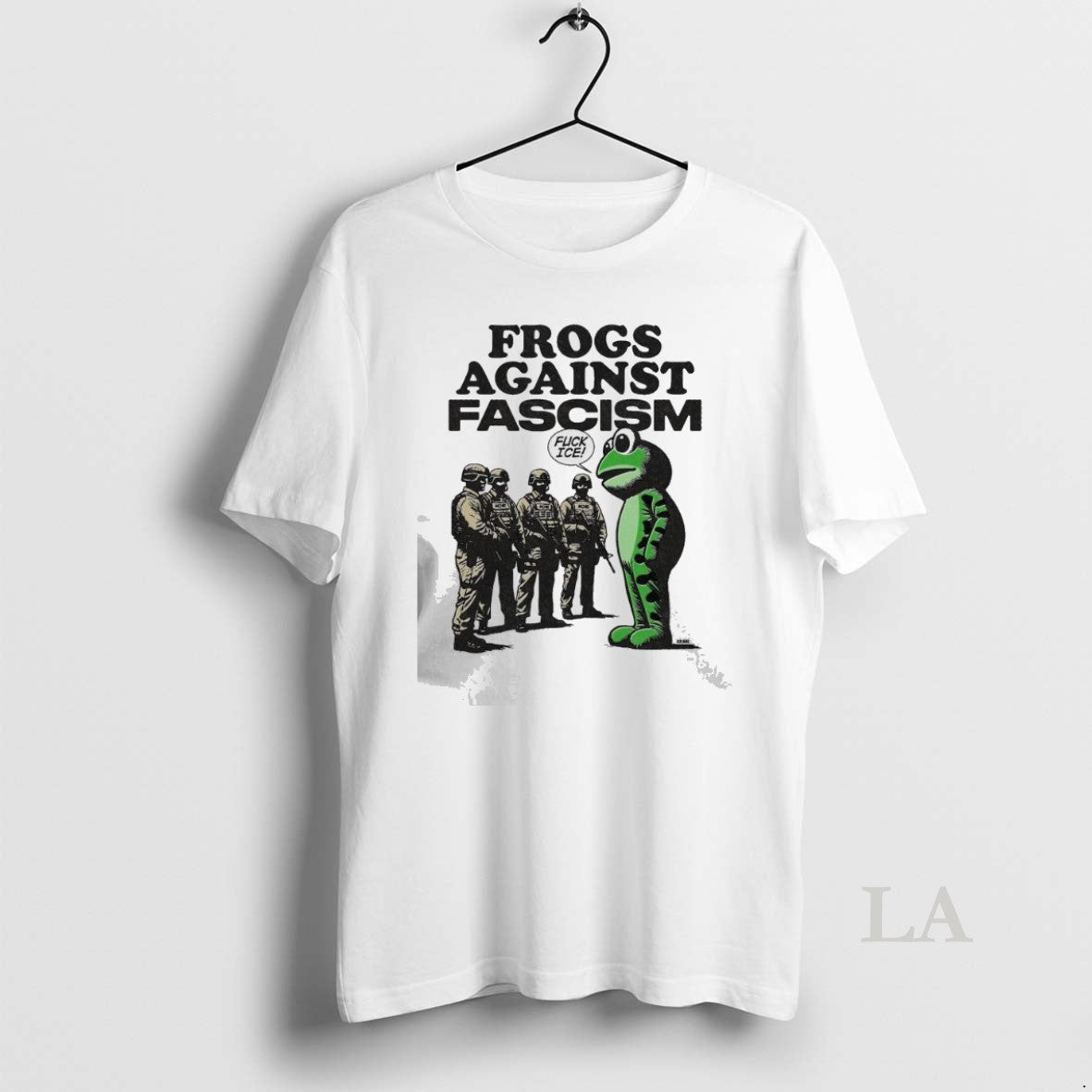 Original Frog Against Fascism Fuck Ice Portland Frog 2025