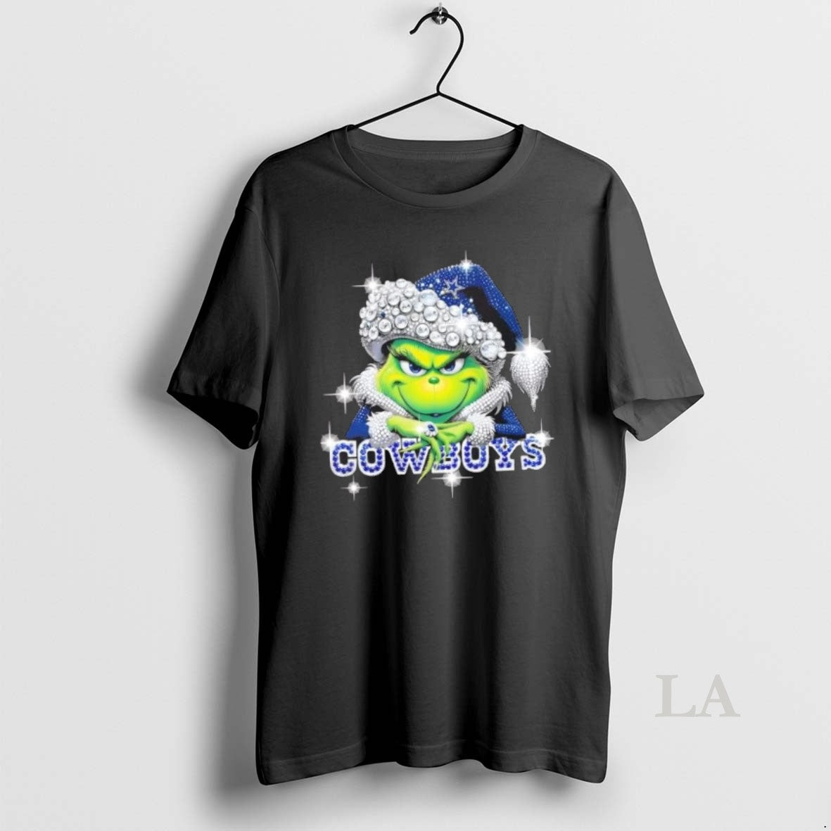 Original Glitter Diamond Grinch Girl X Dallas Cowboys Football Graphic T-Shirts, Hoodie, Sweatshirt | AU18TeeNovaLab.com