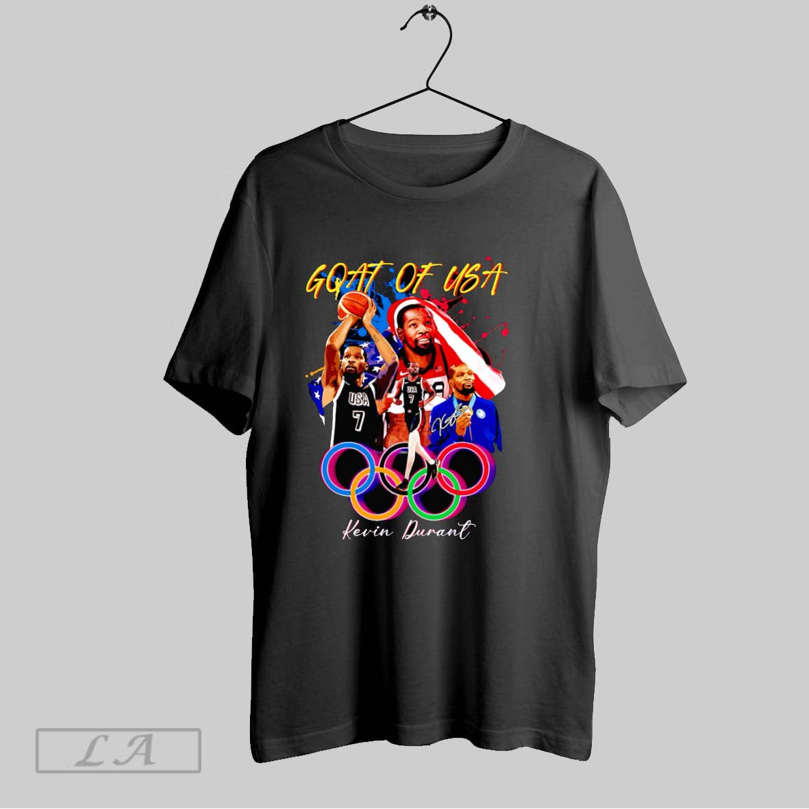 Original Goat Of Usa Kevin Durant Graphic