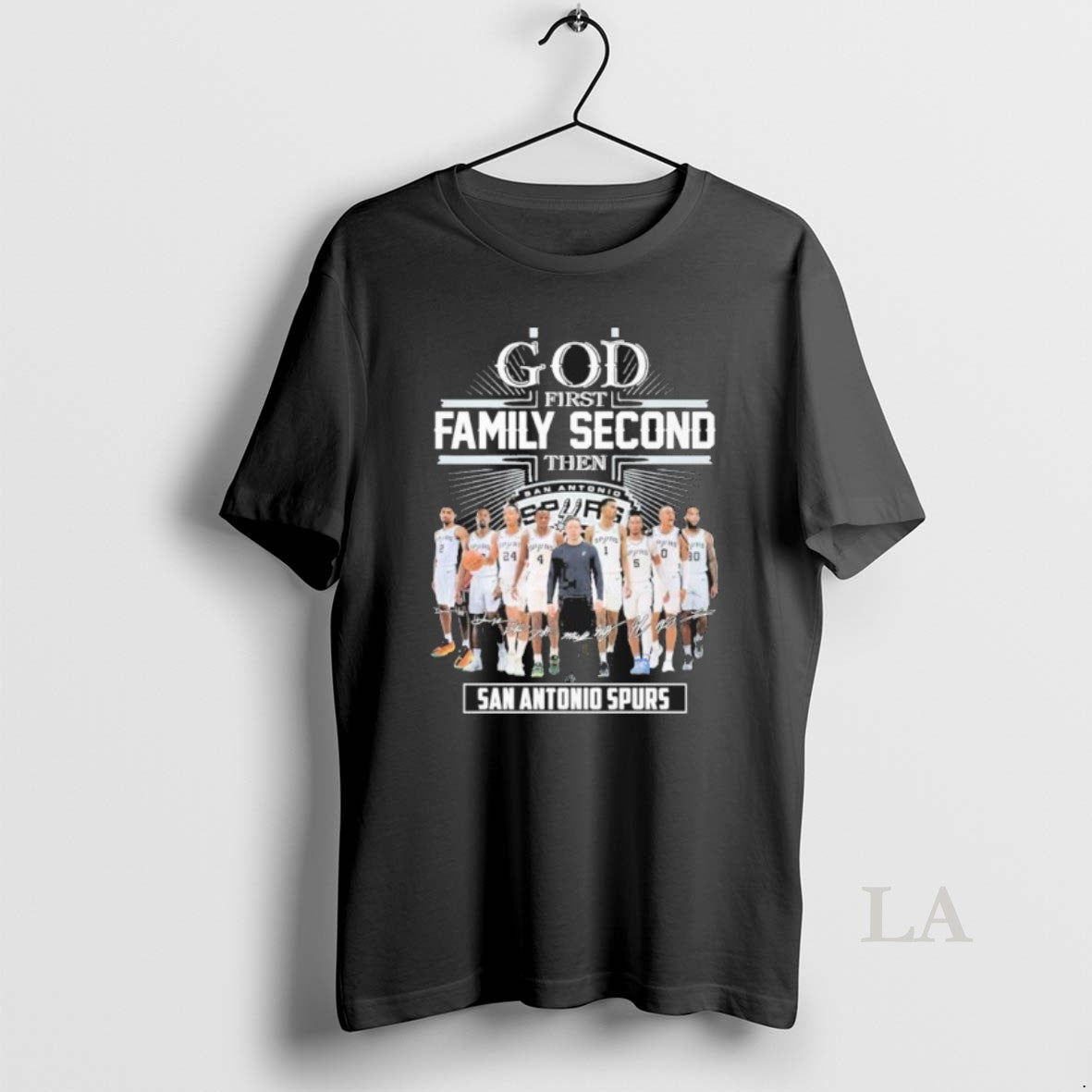 Original God First Family Second Then San Antonio Spurs T-Shirts, Hoodie, Sweatshirt | AU18TeeNovaLab.com