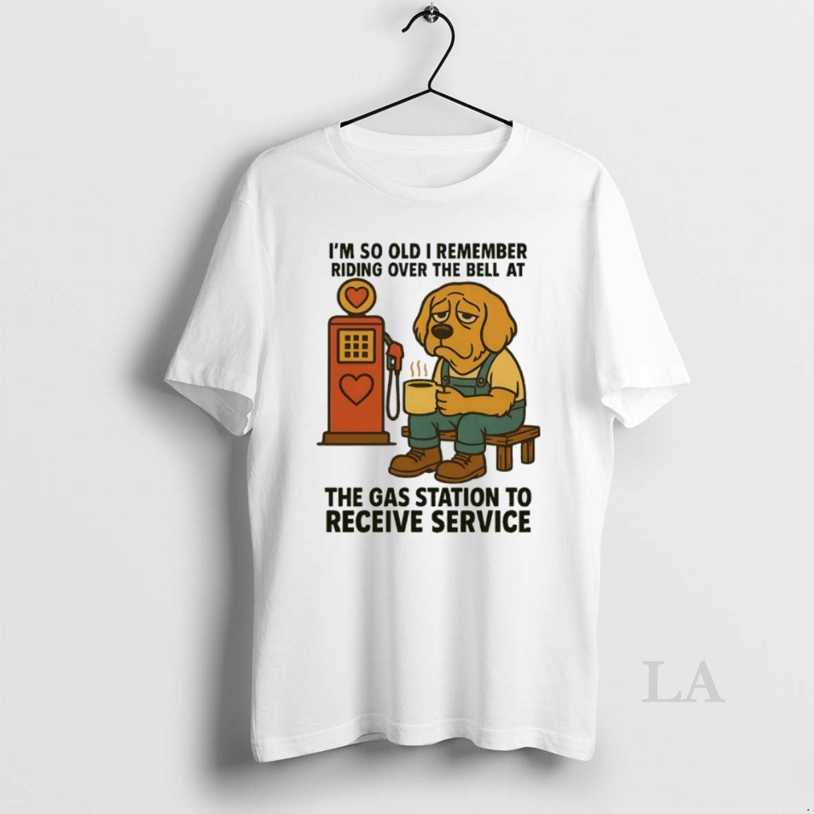 Original Golden Retriever Im So Old I Remember Riding Over The Bell At The Gas