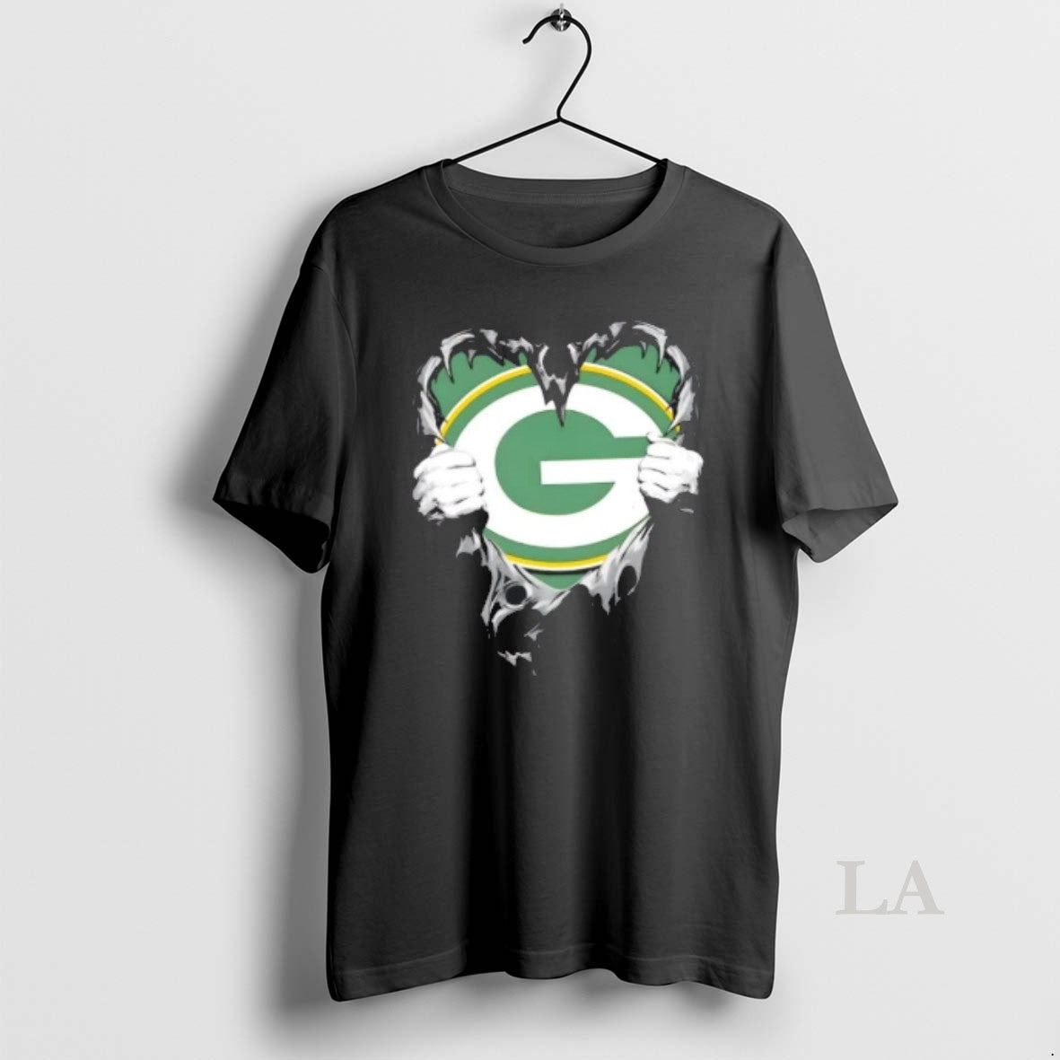 Original Green Bay Packers Rip The Chest Forever In My Heart T-Shirts, Hoodie, Sweatshirt | AU18TeeNovaLab.com