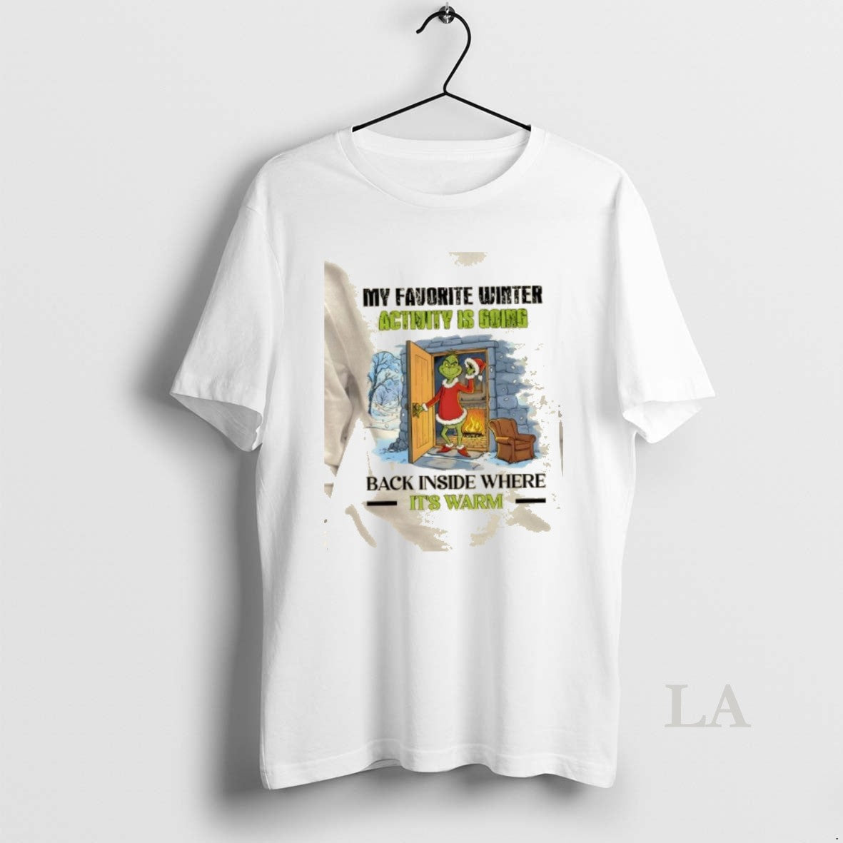 Original Grinch My Favorite Winter Activity Is Going Back Inside Where Its Warm Christmas T-Shirts, Hoodie, Sweatshirt