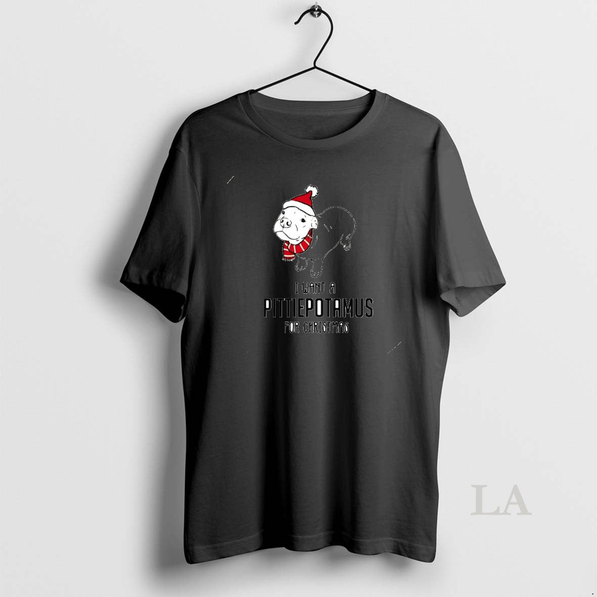 Original I Want A Pittiepotamus For Christmas T-Shirts, Hoodie, Sweatshirt | AU18TeeNovaLab.com