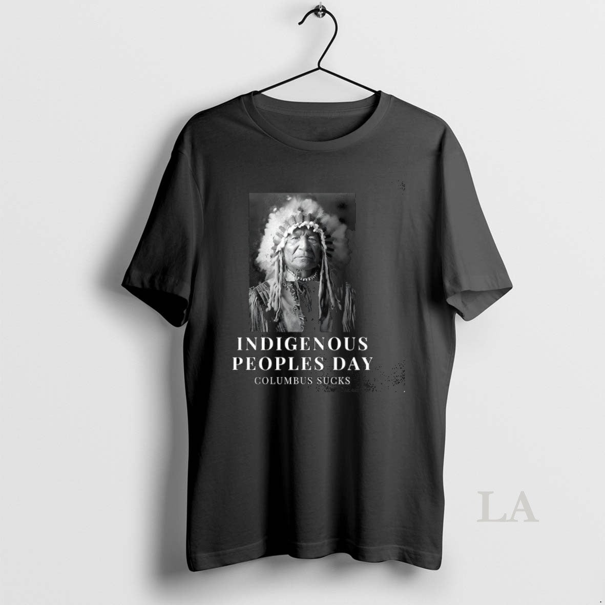 Original Indigenous Peoples Day Columbus Indian Old Man Satirical