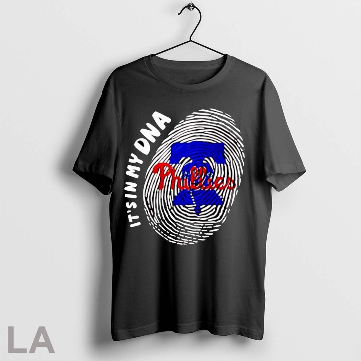 Original Its In My Dna Philadelphia Phillies Baseball Logo Fingerprint
