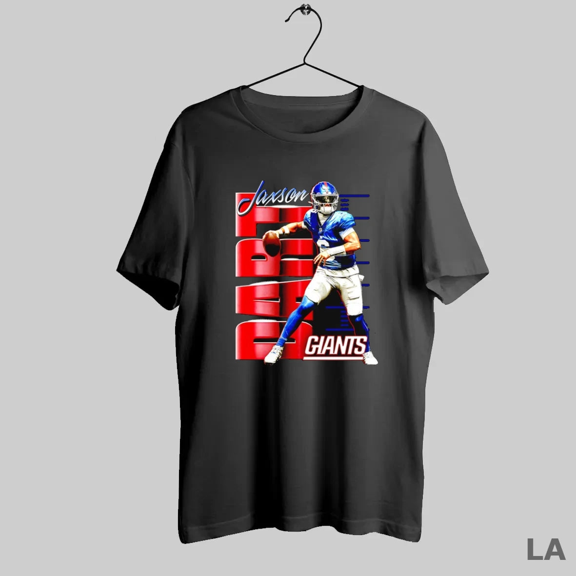 Original Jaxson Dart New York Giants Football Celebration