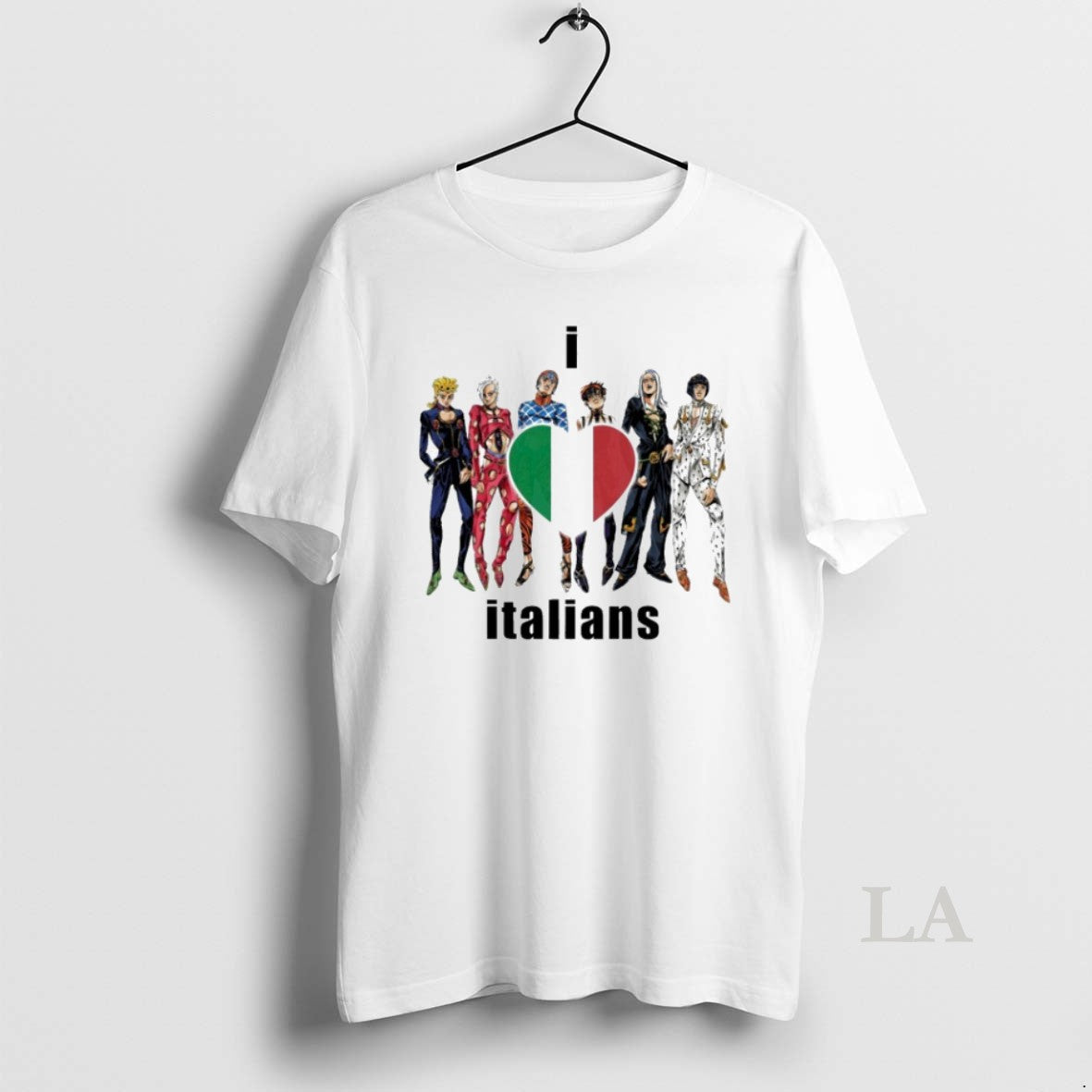 Original Jojos Bizarre Adventure I Love Italians T-Shirts, Hoodie, Sweatshirt | AU18TeeNovaLab.com