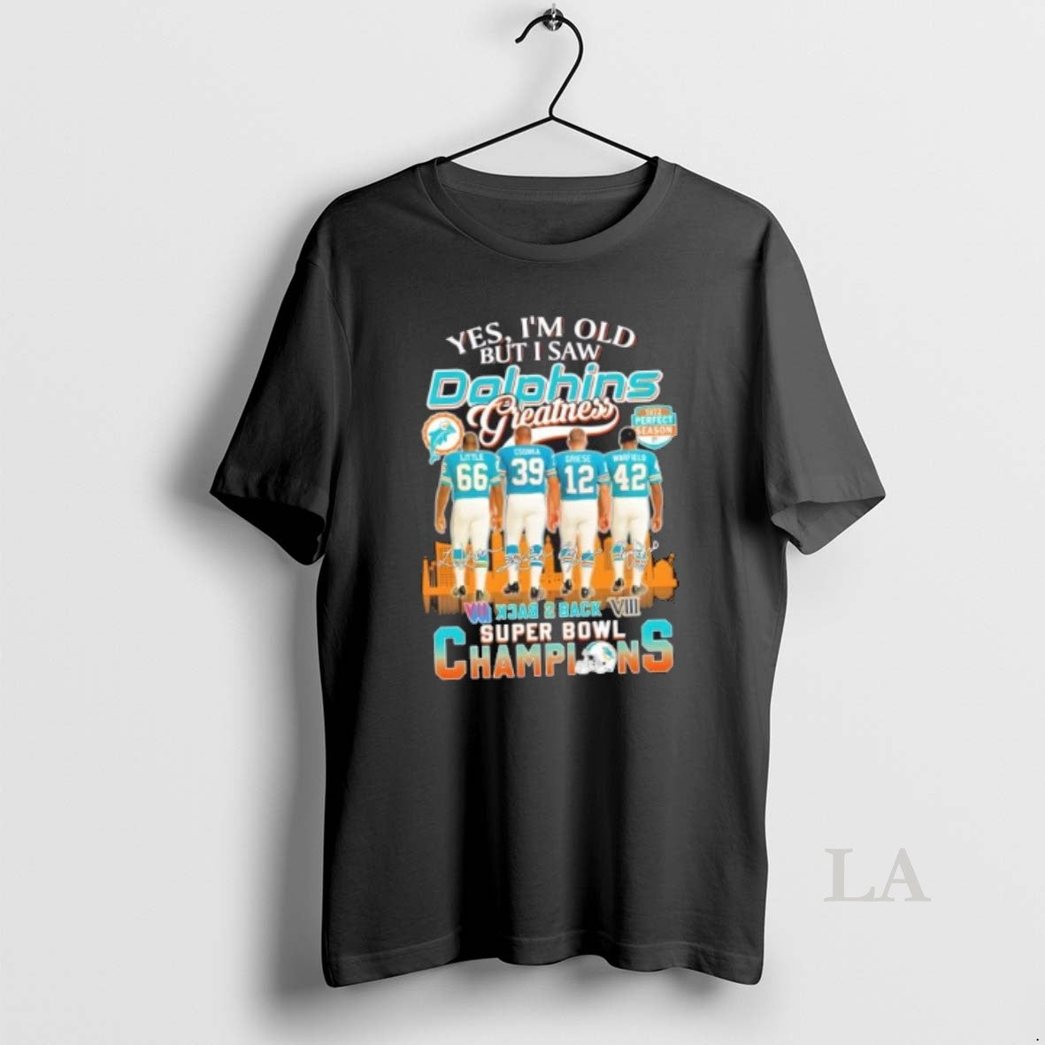 Original Little Csonka Griese Warfield Yes Im Old But I Saw Miami Dolphins Greatness Skyline T-Shirts, Hoodie, Sweatshirt