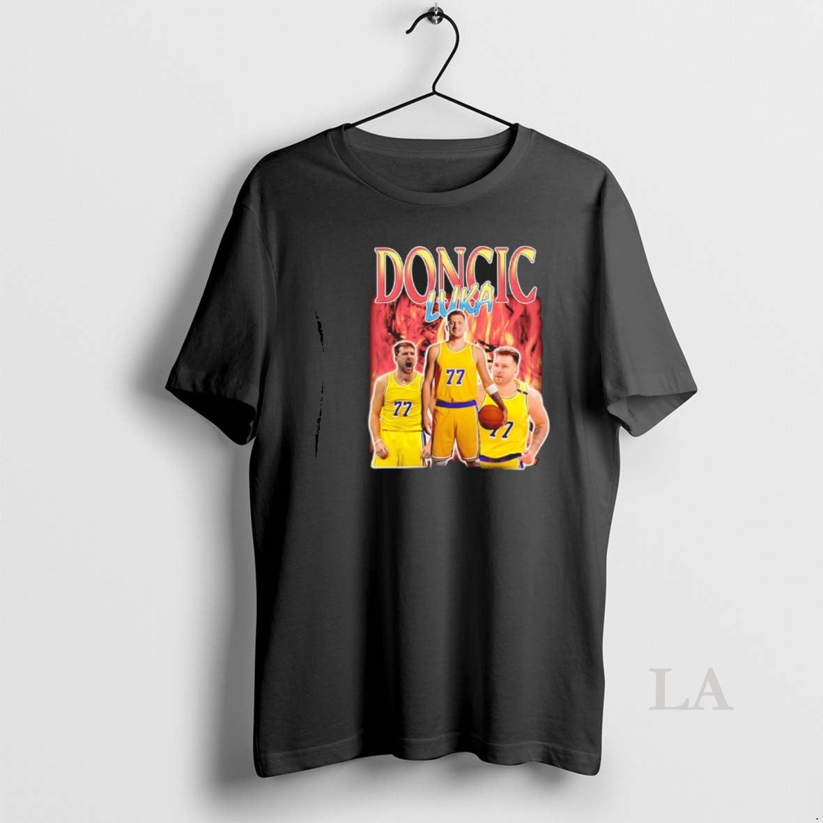 Original Luka Doncic Los Angeles Lakers Fire Vintage T-Shirts, Hoodie, Sweatshirt | AU18TeeNovaLab.com