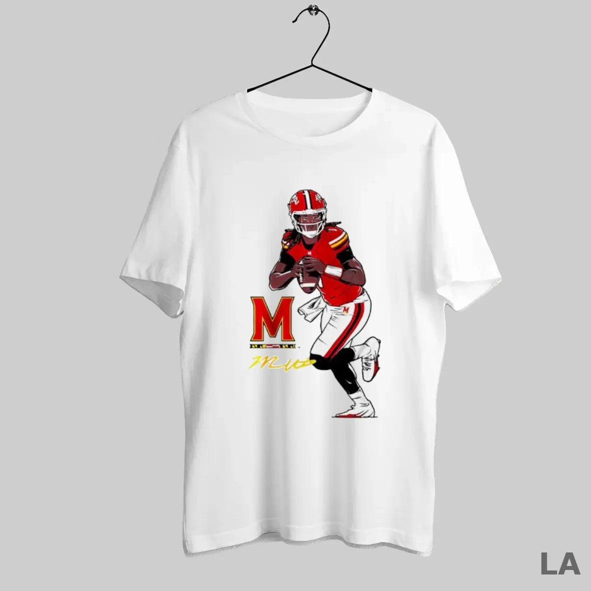 Original Malik Washington Superstar Pose Maryland Football Signature