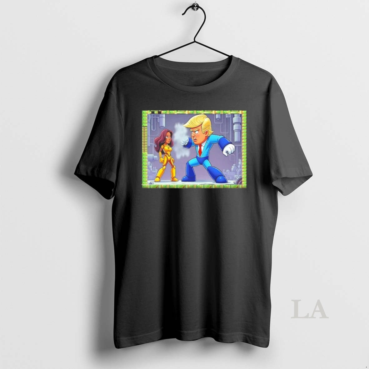 Original Mega Man Donald J Trump Vs Kamala Harris