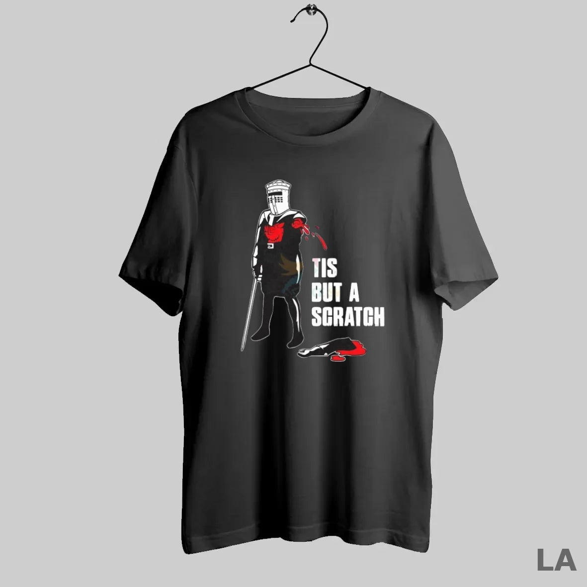 Original Monty Python Holy Grail Tis But A Scratch Black Knigh