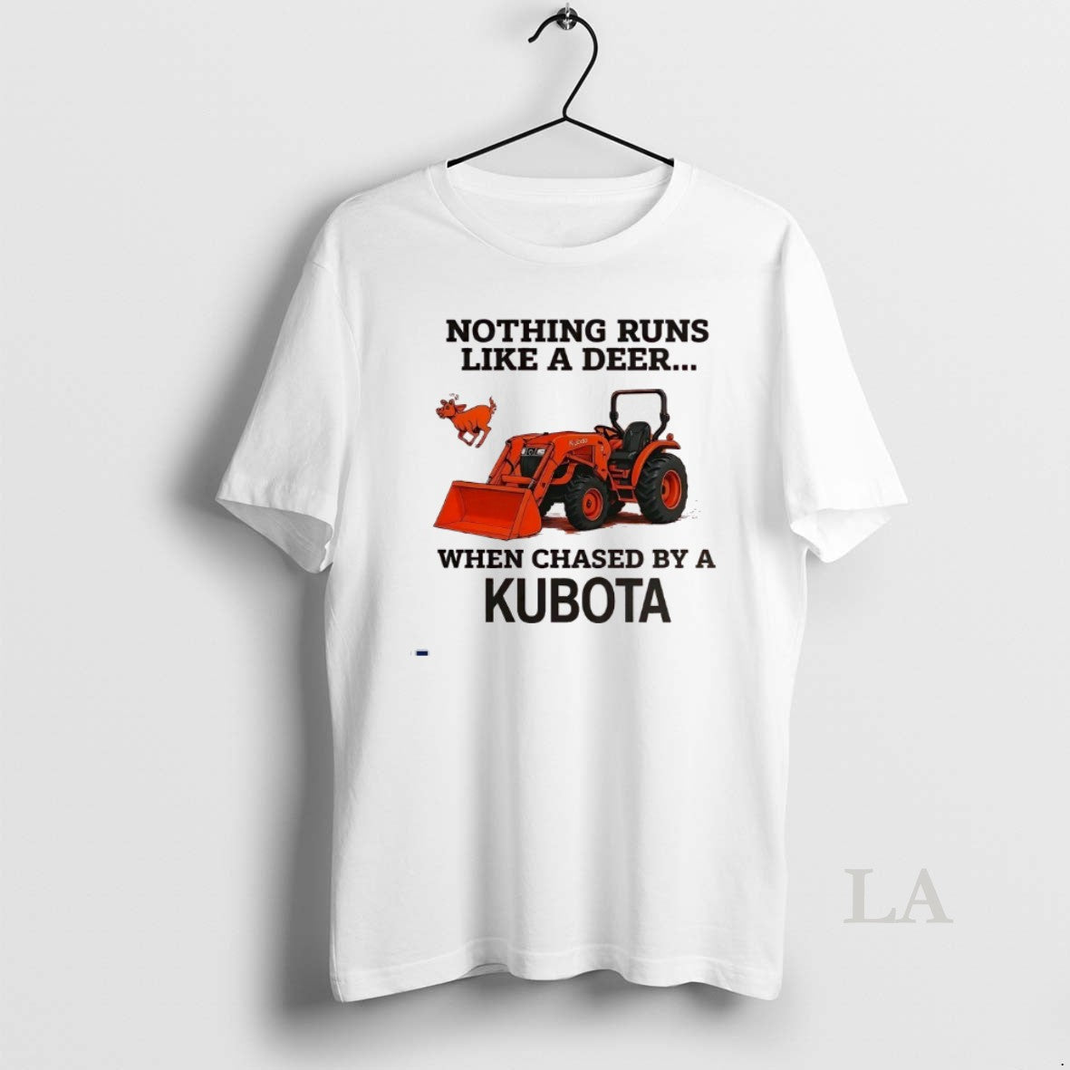 Original Nothing Runs Like A Deer When Chased By A Kubota T-Shirts, Hoodie, Sweatshirt | AU18TeeNovaLab.com