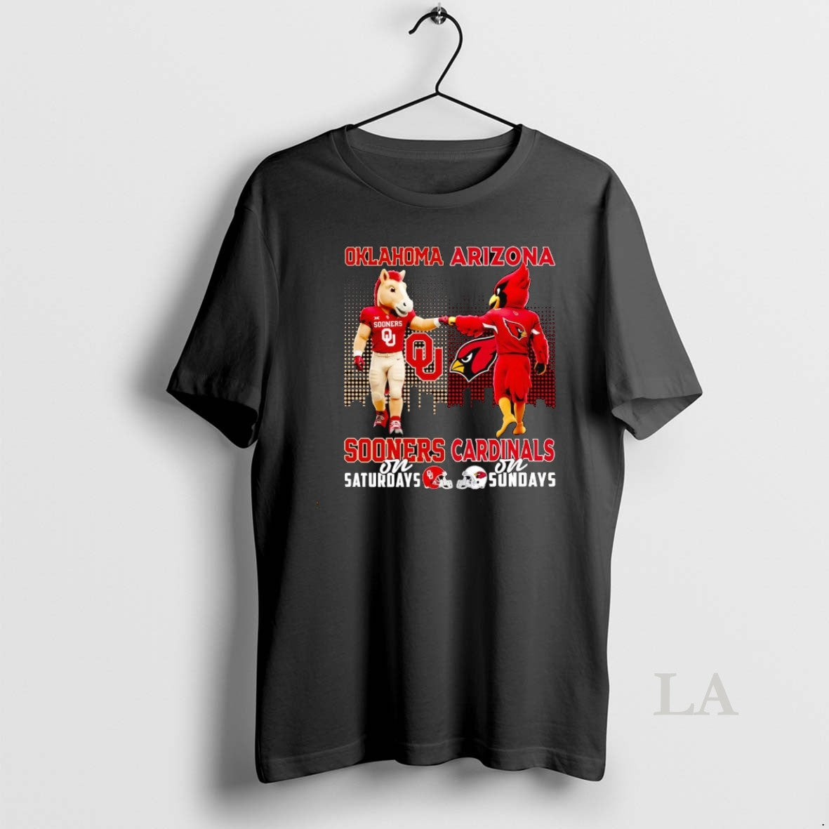 Original Oklahoma Sooners On Saturdays Arizona Cardinals On Sundays Mascot T-Shirts, Hoodie, Sweatshirt | AU18TeeNovaLab.com