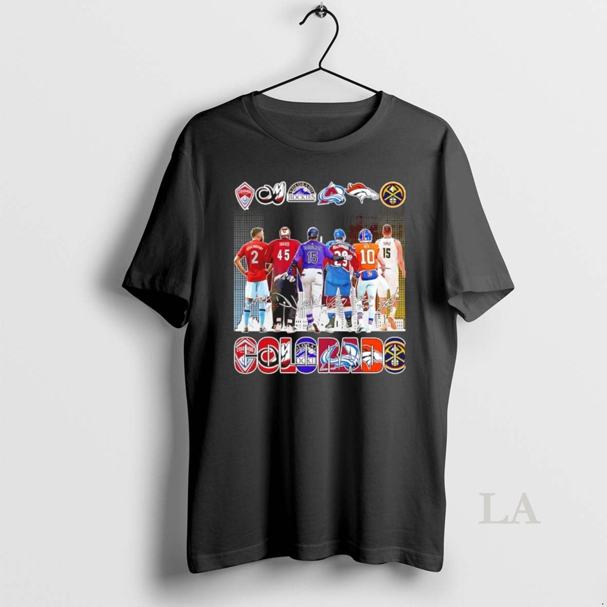 Original One City One Passion All Colorado Team Skyline Signatures T-Shirts, Hoodie, Sweatshirt | AU18TeeNovaLab.com
