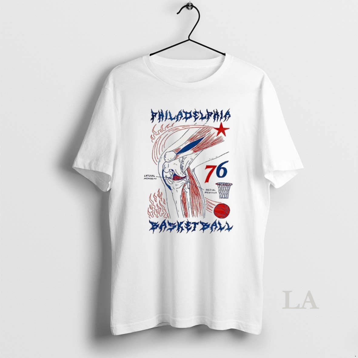 Original Philadelphia Basketball Lateral Meniscus And Medial Meniscus