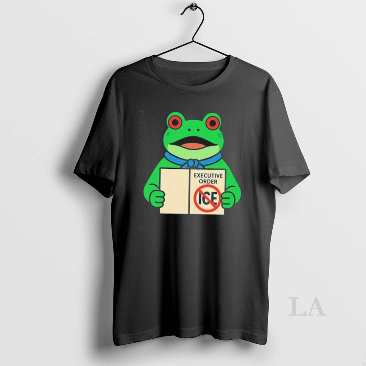 Original Portland Frog Protest Resist Executive Order Ice