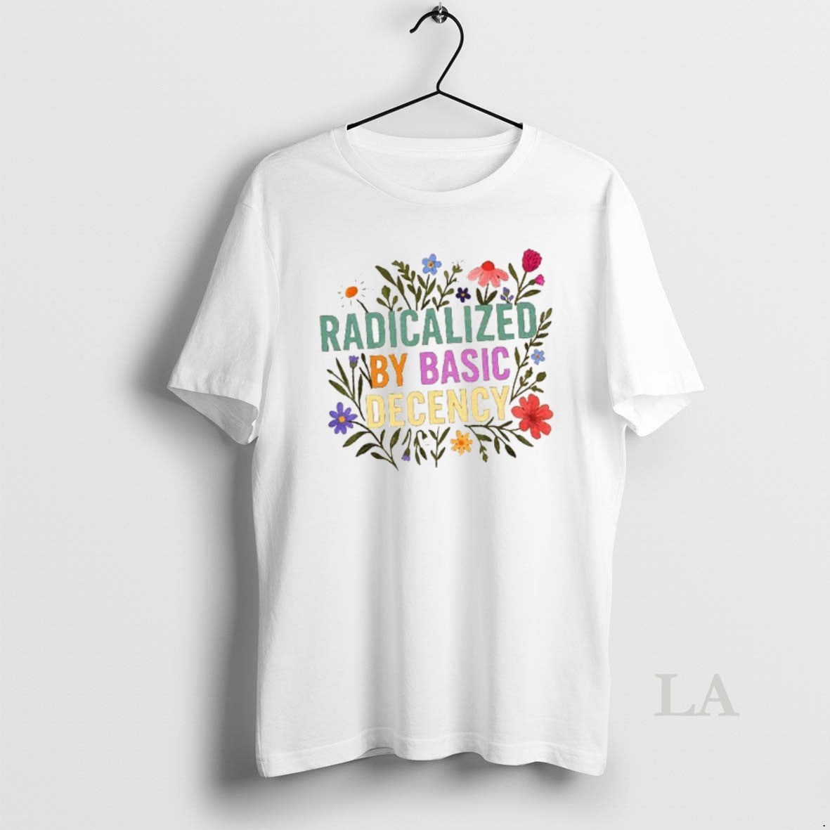 Original Radicalized By Basic Decency Floral
