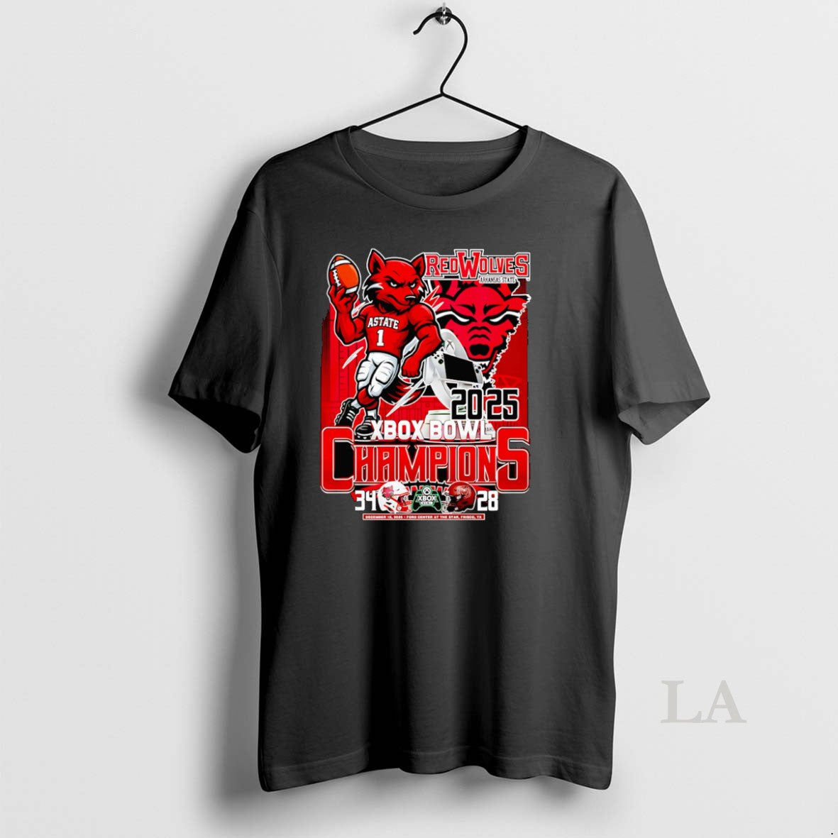 Original Red Wolves 2025 Xbox Bowl Champions Mascot T-Shirts, Hoodie, Sweatshirt | AU18TeeNovaLab.com