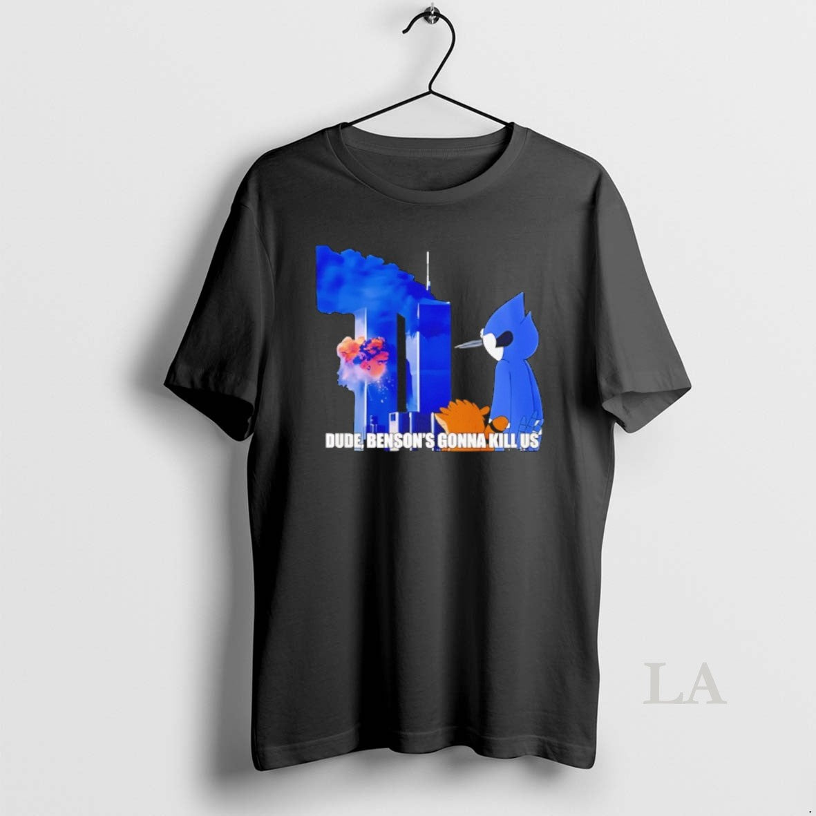Original Regular Show 911 Meme Dude Bensons Gonna Kill Us T-Shirts, Hoodie, Sweatshirt | AU18TeeNovaLab.com