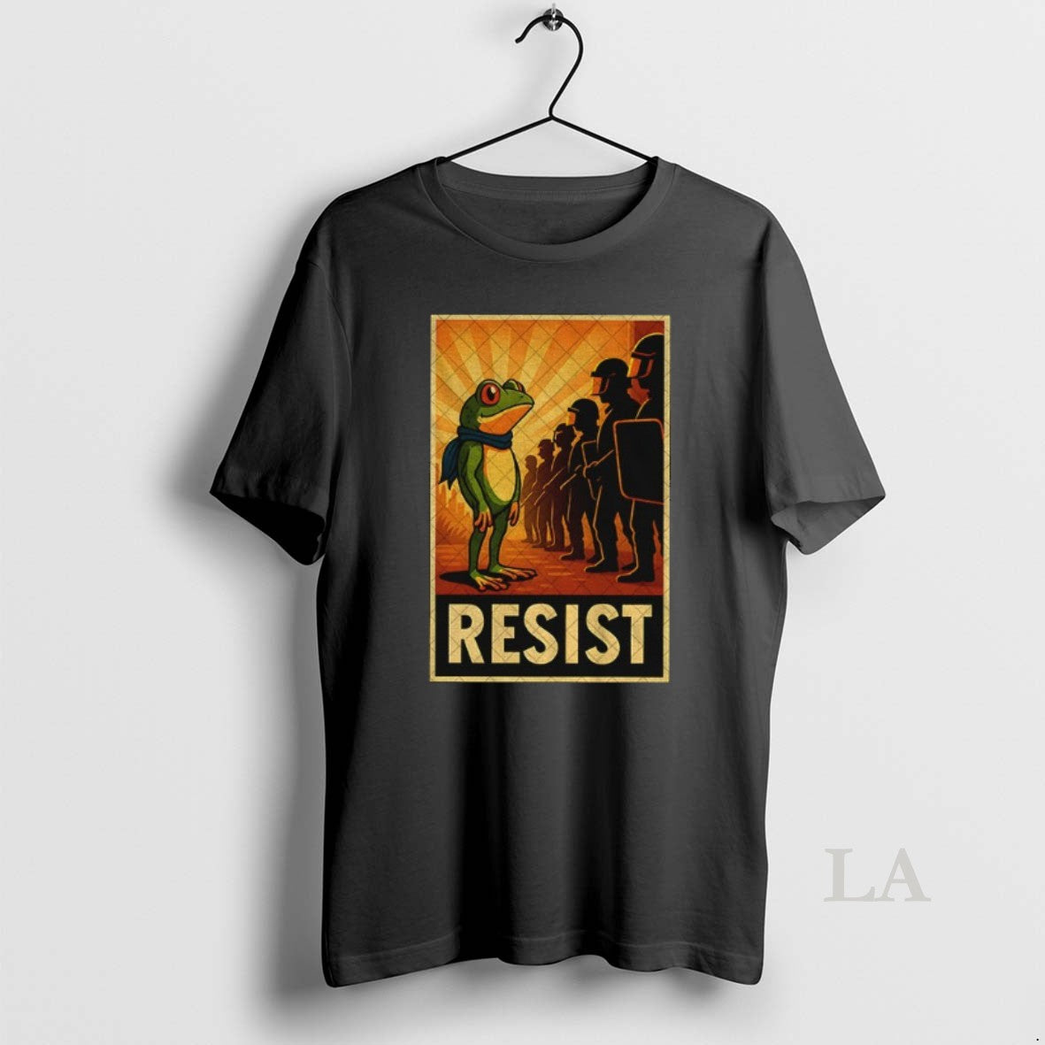 Original Resist Portland Frog I Stand With Frog Anti Fascism Anti Trump