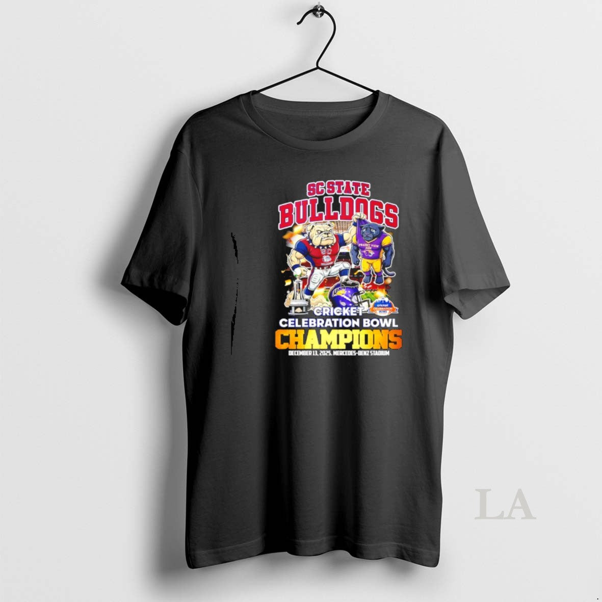 Original Sc State Bulldogs 2025 Cricket Celebration Bowl Champions Mascot T-Shirts, Hoodie, Sweatshirt | AU18TeeNovaLab.com