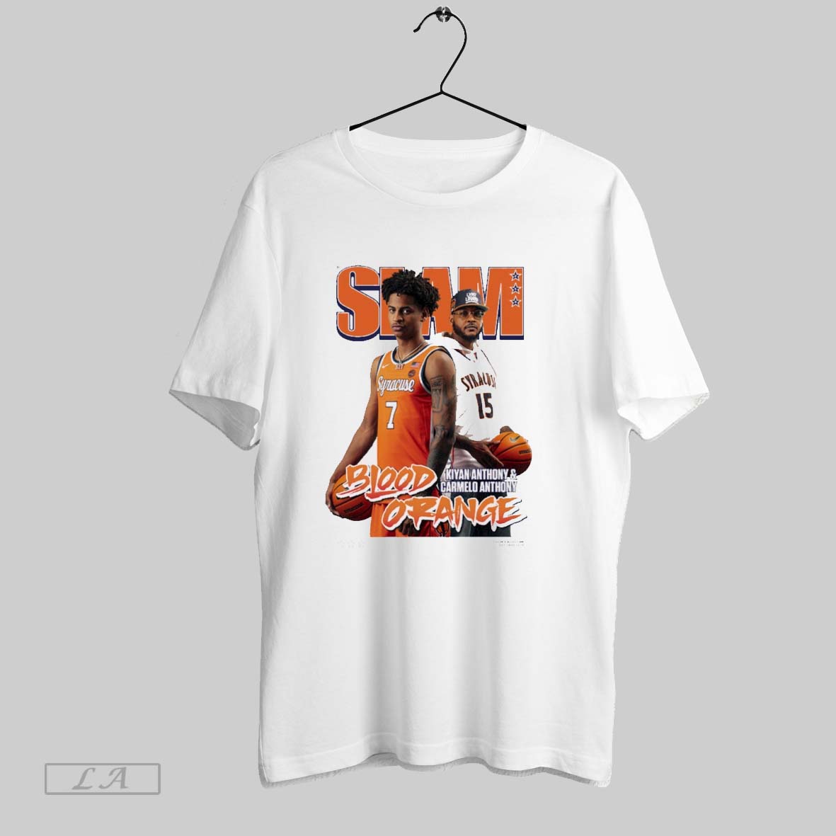 Original Slam 258 Blood Orange Kiyan Anthony And Carmelo Anthony Syracuse Orange Graphic