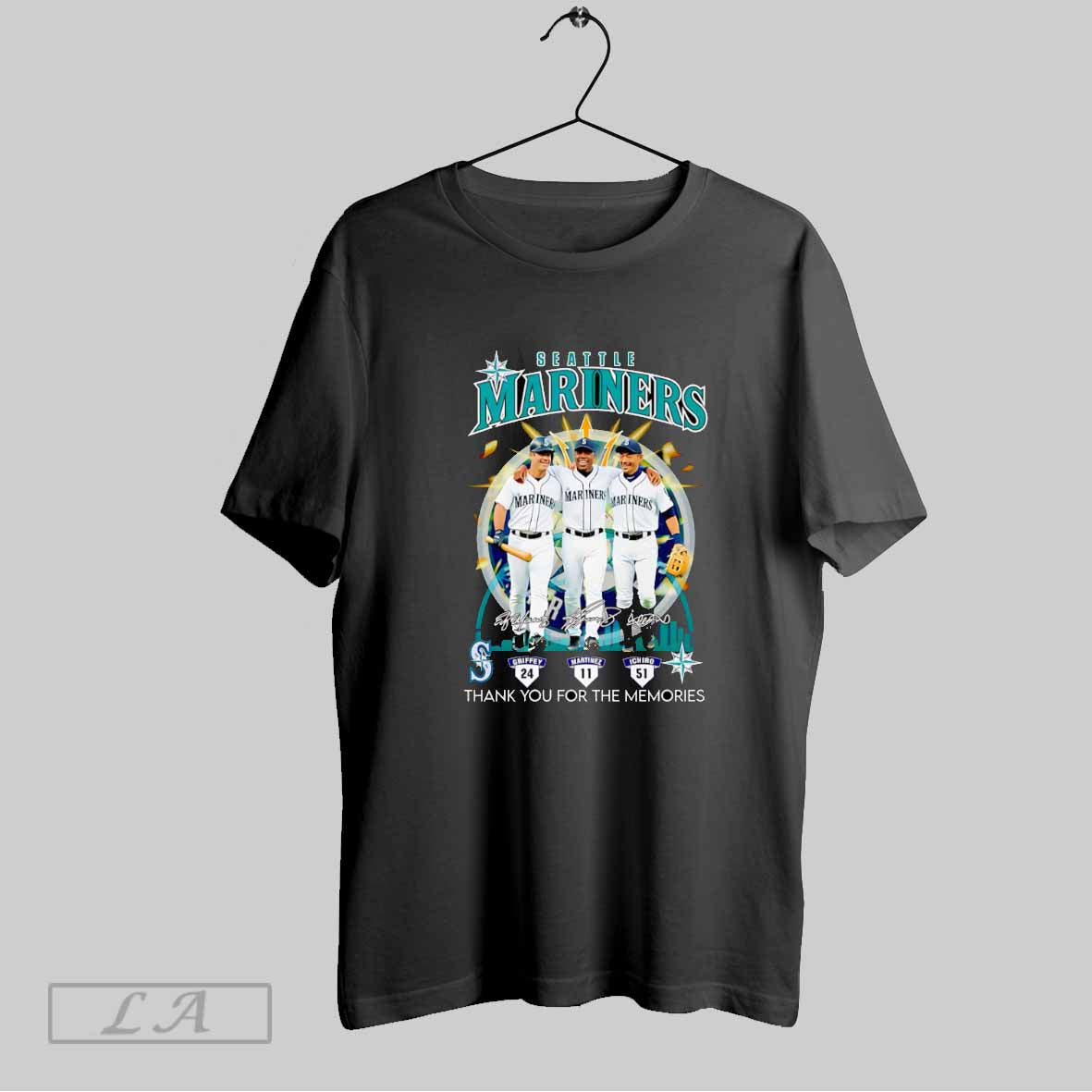 Original Seattle Mariners Griffey Martinez Ichiro Thank You For The Memories