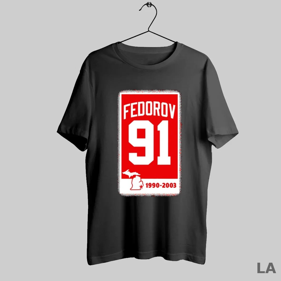Original Sergei Fedorov Detroit Red Wings Hockey 91 Banner